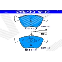 Brake pads for disc brakes