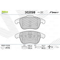 Brake pads for disc brakes