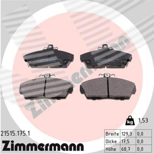 BRAKE PADS FOR DISC BRAKES - 0