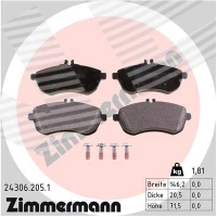 Brake pads for disc brakes