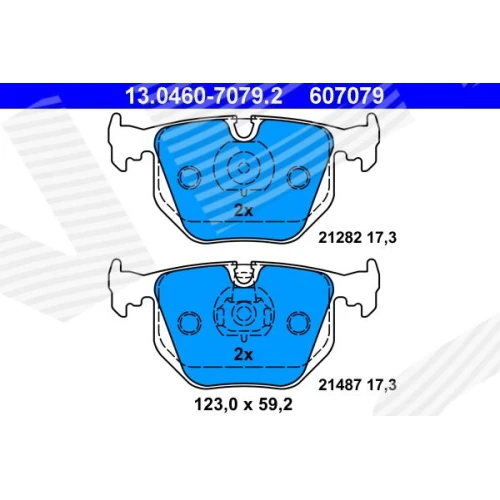 BRAKE PADS FOR DISC BRAKES - 0