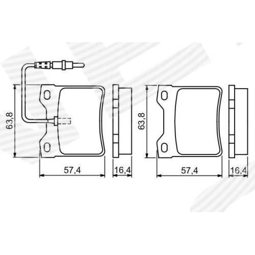 BRAKE PADS FOR DISC BRAKES - 4