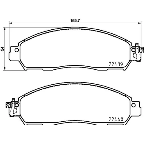 BRAKE PADS FOR DISC BRAKES - 0