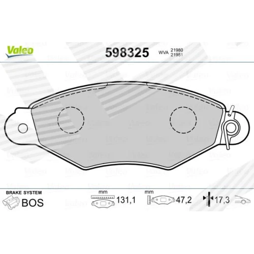 BRAKE PADS FOR DISC BRAKES - 0