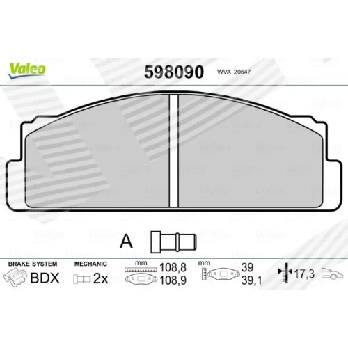 BRAKE PADS FOR DISC BRAKES - 0