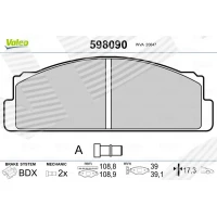 Brake pads for disc brakes