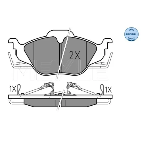 BRAKE PADS FOR DISC BRAKES - 1