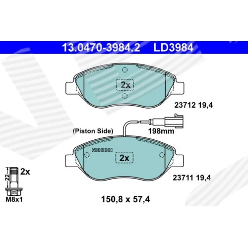 BRAKE PADS FOR DISC BRAKES - 0