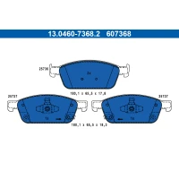 Brake pads for disc brakes