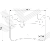 Brake pads for disc brakes