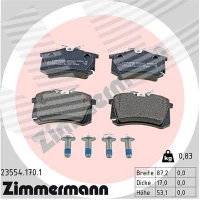 Brake pads for disc brakes