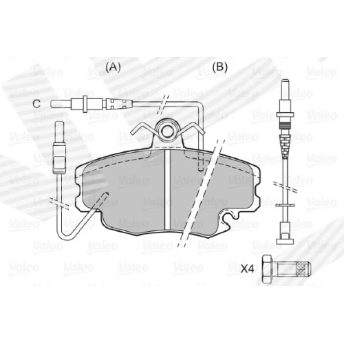 BRAKE PADS FOR DISC BRAKES - 1