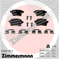 Brake pads for disc brakes