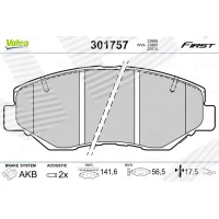 Brake pads for disc brakes