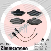 Brake pads for disc brakes