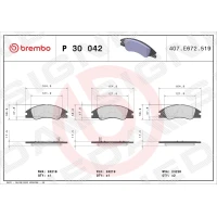 Brake pads for disc brakes