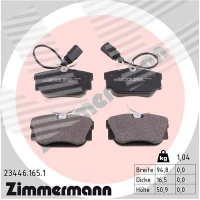 Brake pads for disc brakes