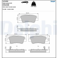 Brake pads for disc brakes