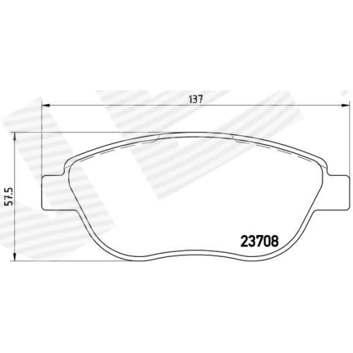 BRAKE PADS FOR DISC BRAKES - 0