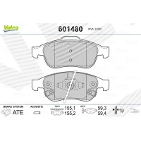 Brake pads for disc brakes