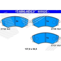 Brake pads for disc brakes