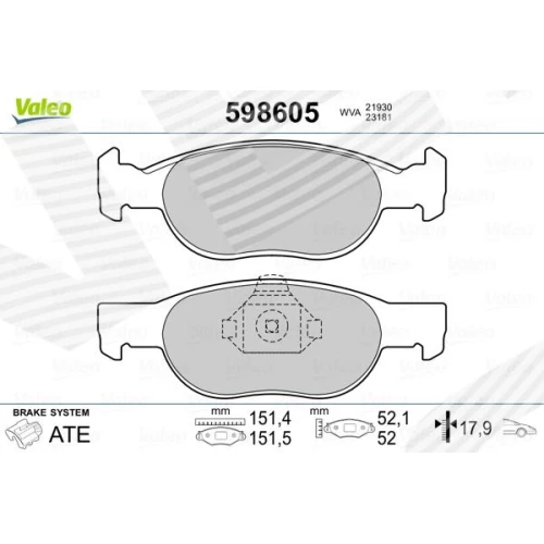 BRAKE PADS FOR DISC BRAKES - 0