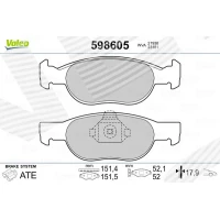 Brake pads for disc brakes