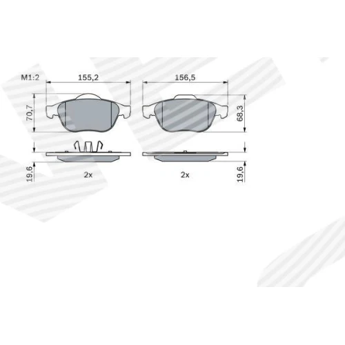 BRAKE PADS FOR DISC BRAKES - 4