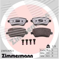 Brake pads for disc brakes