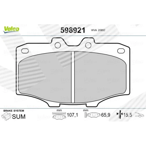 BRAKE PADS FOR DISC BRAKES - 0