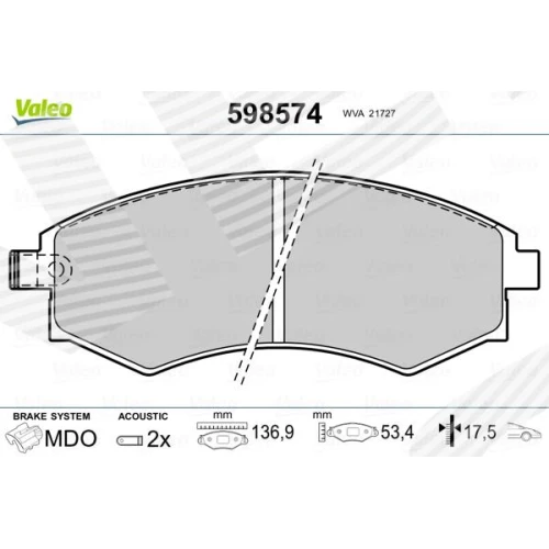 BRAKE PADS FOR DISC BRAKES - 0