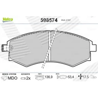 Brake pads for disc brakes