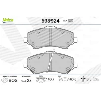 Brake pads for disc brakes