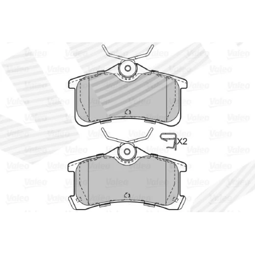 BRAKE PADS FOR DISC BRAKES - 1