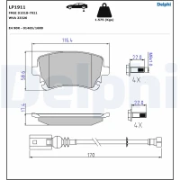 Brake pads for disc brakes