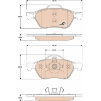 Brake pads for disc brakes