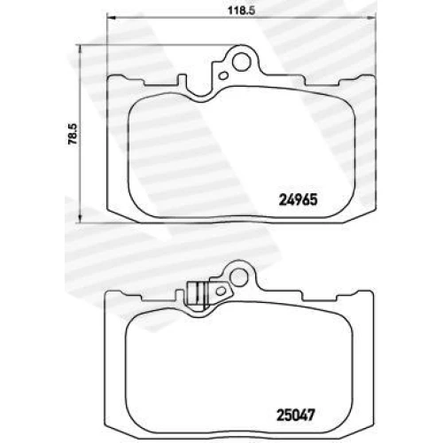 BRAKE PADS FOR DISC BRAKES - 0