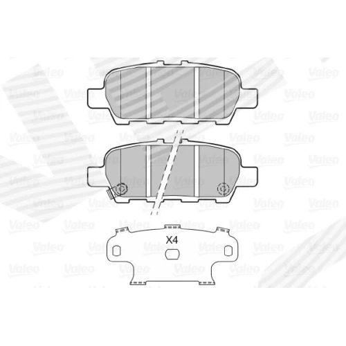 BRAKE PADS FOR DISC BRAKES - 1