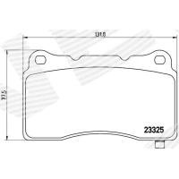 Brake pads for disc brakes