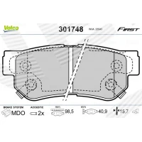 Brake pads for disc brakes