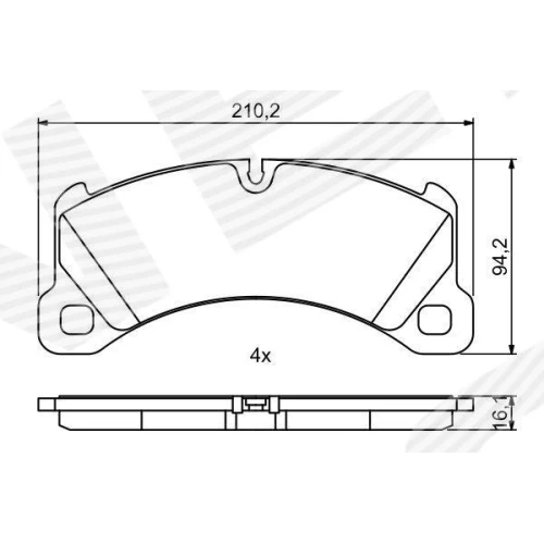 BRAKE PADS FOR DISC BRAKES - 6