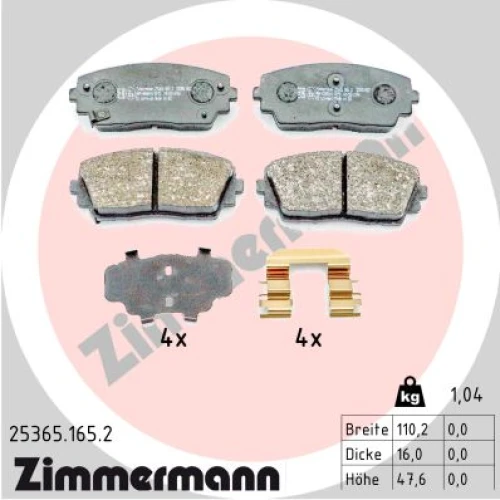 BRAKE PADS FOR DISC BRAKES - 0