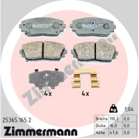 Brake pads for disc brakes