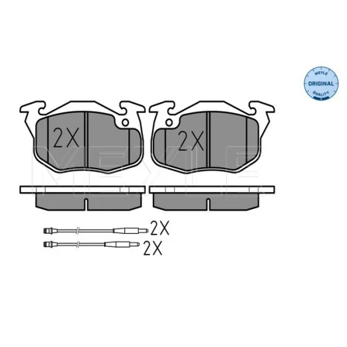 BRAKE PADS FOR DISC BRAKES - 1