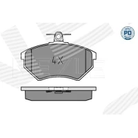 Brake pads for disc brakes