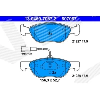 Brake pads for disc brakes