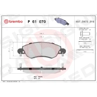 Brake pads for disc brakes