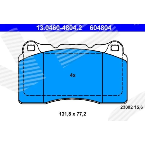 BRAKE PADS FOR DISC BRAKES - 0