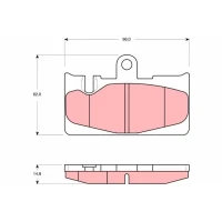 Brake pads for disc brakes