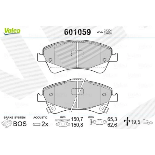 BRAKE PADS FOR DISC BRAKES - 0